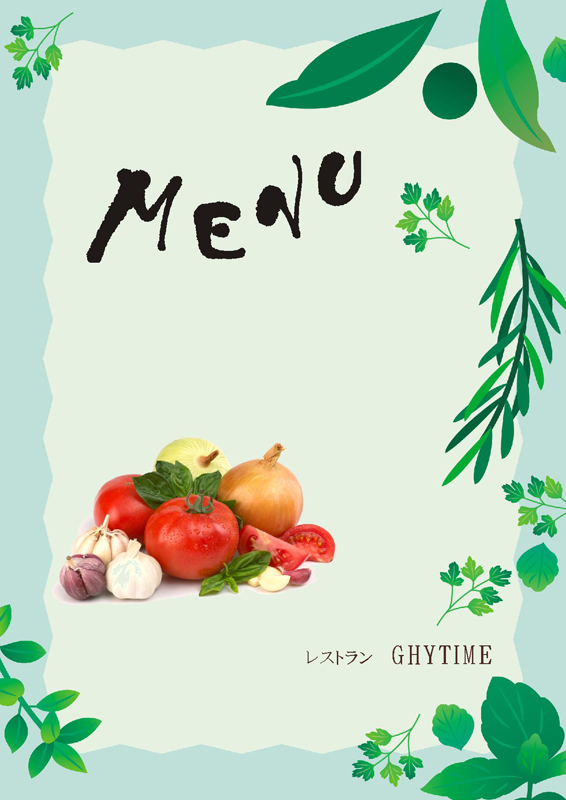 お店(イタリアン)のメニューを作ろう(ワード)_f0173971_18372383.jpg