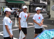 ぎふ国体炬火リレー(空手道)_d0010630_11193231.jpg