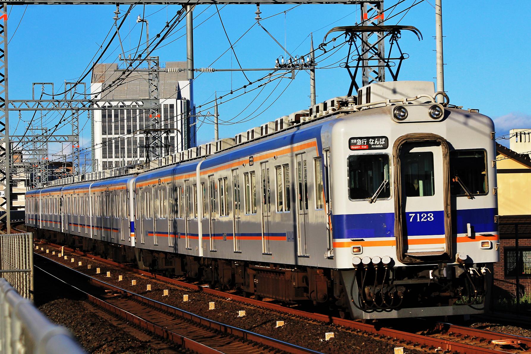 南海電鉄 7100系/7123F : 鉄道撮影日記2014