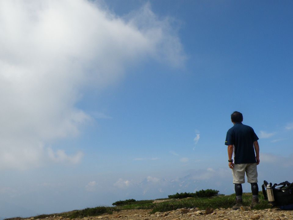 2012/夏山#3　白馬岳頂上宿舎→清水岳・尾根→祖母谷温泉　2012/07/26-27　ガス後晴　単独_c0134193_19563933.jpg