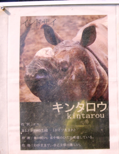 金沢動物園各インドサイの紹介ボード ごきげんよう 犀たち 金沢動物園各インドサイの紹介ボード ごきげんよう 犀たち
