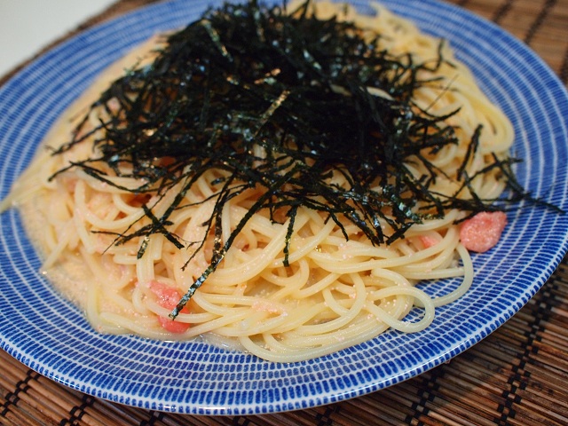 アッサリたらこパスタ_a0258686_7185768.jpg