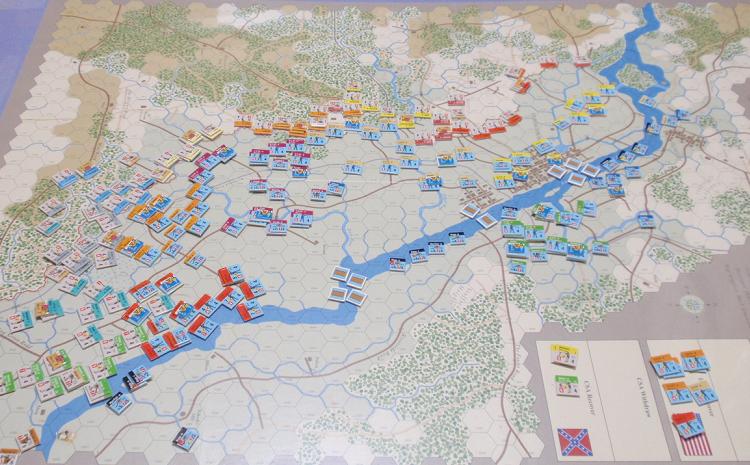 Gmt Across The Rappahannock より フレデリックスバーグの戦い をソロプレイ マイケルの戦いはまだまだ続く Gmt Across The Rappahannock より フレデリックスバーグの戦い をソロプレイ マイケルの戦いはまだまだ続く