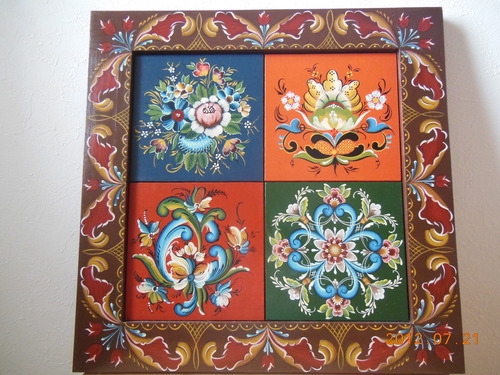 トールペイント(ローズマリング)ボウル大 トールペイント(ローズマリング)ボウル大