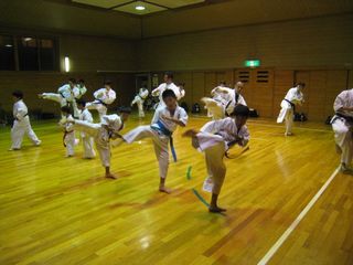 土曜は空手 今日も体験と新しい仲間!_c0118332_22191382.jpg