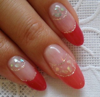 myネイル シェルのダブルフレンチネイル Coco Heart Nail Blog 北高崎駅より徒歩7分 ココハート myネイル シェルのダブルフレンチネイル Coco Heart Nail Blog 北高崎駅より徒歩7分 ココハート