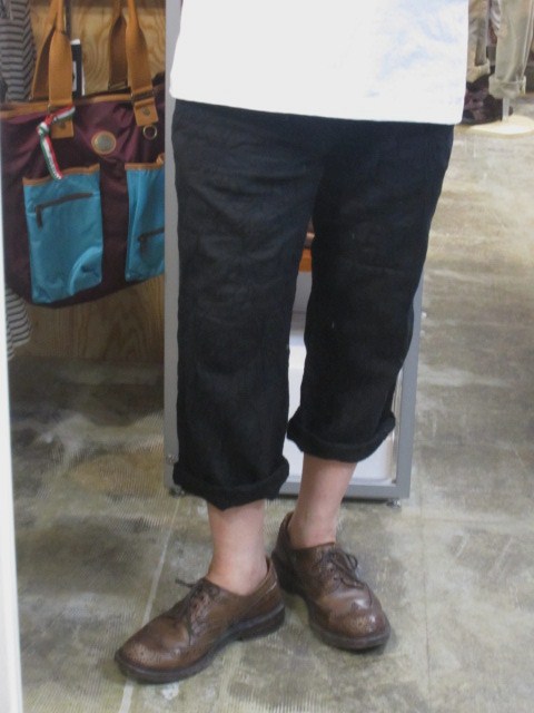 EMB BLACK LINEN (麻) PANTS ・・・ By SUNNY SPORTS_d0152280_1372870.jpg