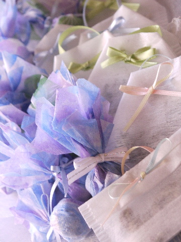 不織布でラベンダーのサシェ作り おやつのお花 きれい カワイイ いとおしいをデザインしましょう