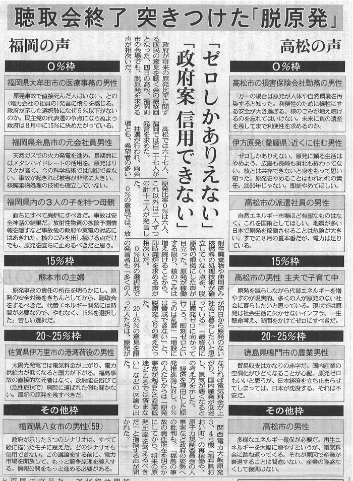 エネルギー・環境に関する意見聴取会　東京新聞の記事がすごい_a0036168_18503766.jpg