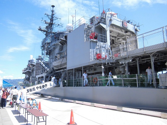 清水港から海上自衛隊の護衛艦「やまゆき」に体験乗船_f0141310_737859.jpg