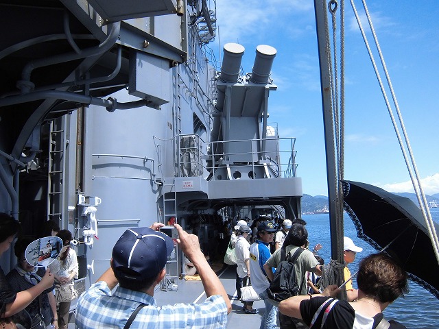 清水港から海上自衛隊の護衛艦「やまゆき」に体験乗船_f0141310_73814100.jpg
