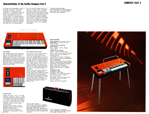 Farfisa COMPACT FAST 1970 Catalogue_e0045459_22133929.jpg