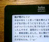 楽天 kobo Touch: レビューのファイル_a0051297_106358.jpg