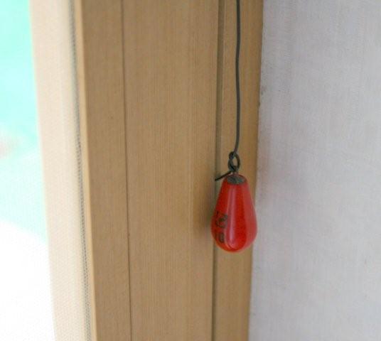 玄関網戸の鍵 のどかに 玄関網戸の鍵 のどかに