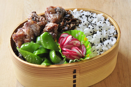 竜田揚げのお弁当_b0171098_6451384.jpg