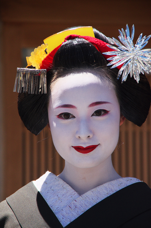 野田松岳 舞妓の額 祇園甲部・佳つ實さん(八朔にて) : 花景色-K.W.C. PhotoBlog