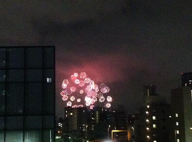 東京湾岸花火2012 マイ・バルコニーから見る_f0186787_21495314.jpg
