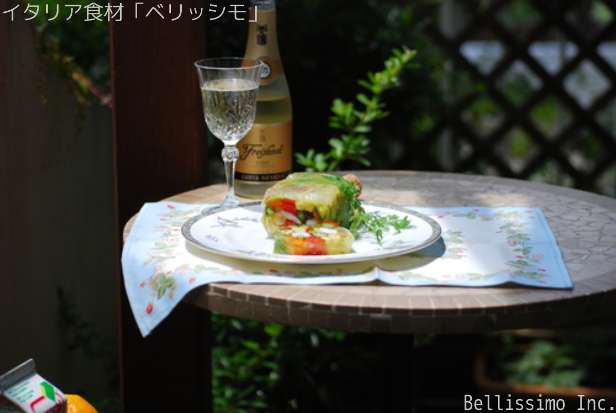 カラフルなパーティメニュー！海老と野菜のゼリー寄せ_c0003150_0201373.jpg