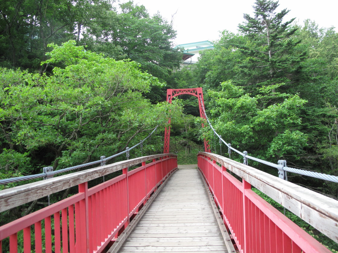  定山渓温泉の朝の風景_f0185958_7494451.jpg