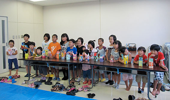 夏休み工作教室「貯金箱を作ろう」_f0043592_857173.jpg