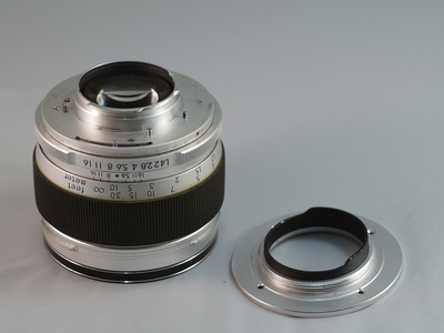 トプコンREオートトプコール58mm F1.4をM42マウントへ改造する トプコンREオートトプコール58mm F1.4をM42マウントへ改造する