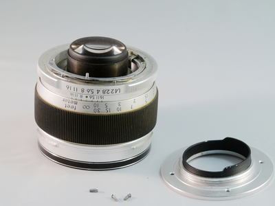 トプコンREオートトプコール58mm F1.4をM42マウントへ改造する トプコンREオートトプコール58mm F1.4をM42マウントへ改造する