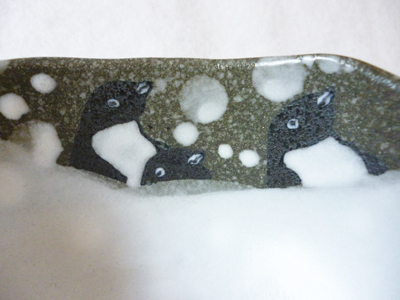 雪のなかのアデリー鉢_d0123492_1391581.jpg