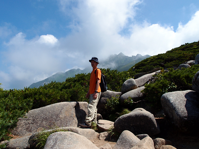 登山！！　西穂高岳　独標へ！　_f0179404_712253.jpg