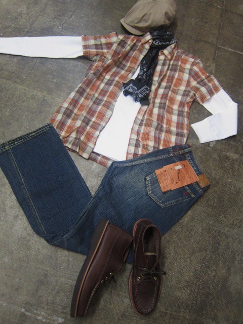遅れましたが!★?・・・お盆より展開にて大好評♪ NUDIE CHECK S/S SHIRTS!★_d0152280_13294293.jpg
