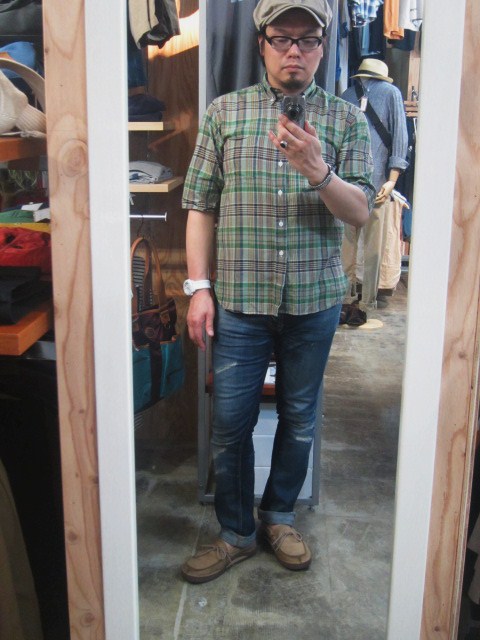 遅れましたが!★?・・・お盆より展開にて大好評♪ NUDIE CHECK S/S SHIRTS!★_d0152280_13344429.jpg