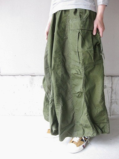 Rebuild By Needles BDU Circular Long Skirt (REMAKE LADIES Rebuild By Needles BDU Circular Long Skirt (REMAKE LADIES