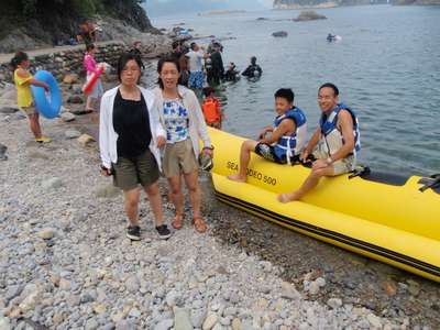 8月12日のお客様in今子浦海岸_d0135908_10123925.jpg