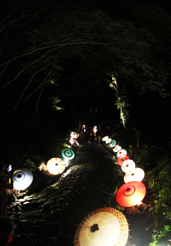 大山お盆の大献灯～夏の灯り道～_d0141173_23522816.jpg