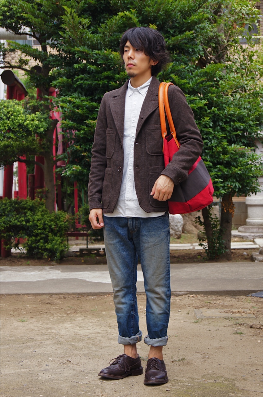 \"nonnative\" WOOL MIX DOBBY MELTON JACKET!!_c0079892_22152480.jpg