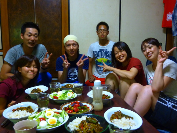 ぴか、まりこ、ジヒ、らっしー、あっくんとランチ♪みなりの茄子♪_a0080406_11251763.jpg