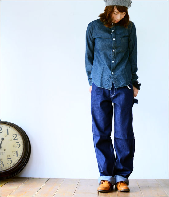 MASTER&Co. [マスターアンドコー] Painter Pant with Belt [MC144] 「ペインターパンツデニム」LADY\'S _f0051306_2038591.jpg