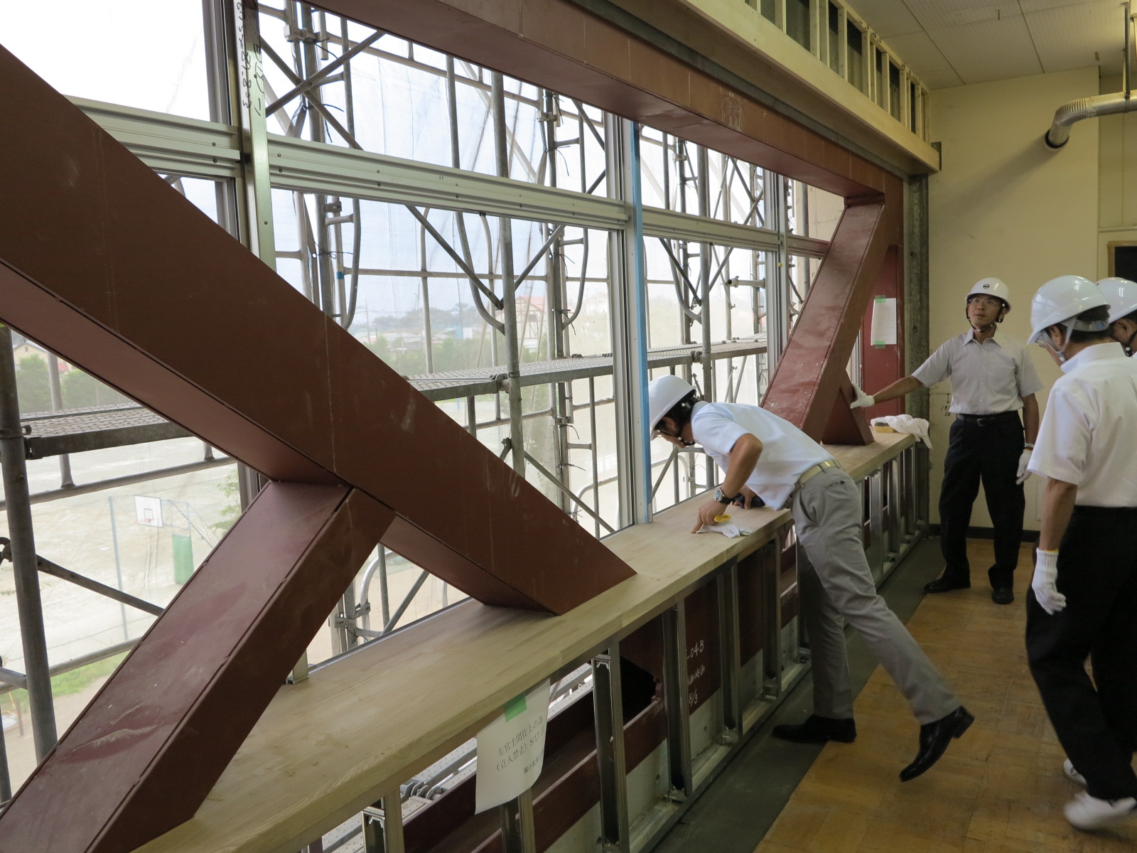 耐震補強工事視察_d0130714_1323457.jpg