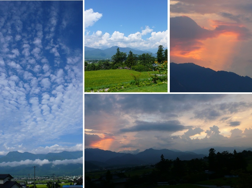 安曇野 青空の高積雲と紅いの雲_a0212730_2025059.jpg
