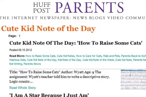 かわいくて勉強になる「本日のかわいい子どもメモ」Cute Kid Note Of The Day_b0007805_3103625.jpg