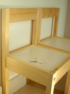 Ikeaキッズチェアのリメイク Quick Inexpensive Way To Repair A Ikea Kid S Chair Organized Life And Space