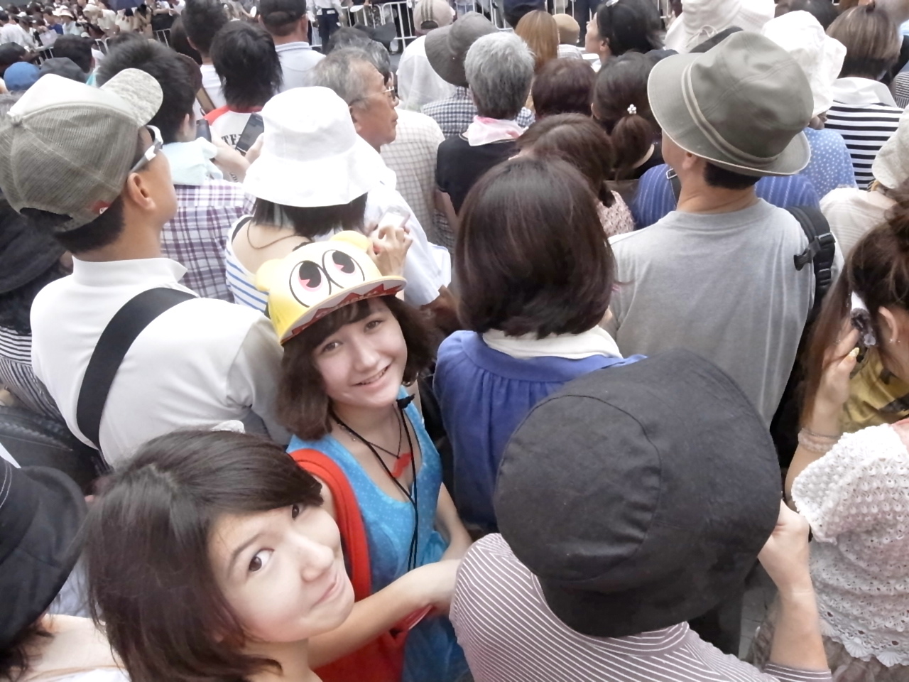 la foule à Ginza, JO 2012 - ロンドンオリンピック、メダリストパレード_a0231632_118034.jpg