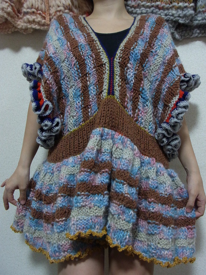 今日の一枚:ハンドニットドレス : an/eddy