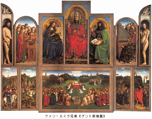 アクリル画 ファンデルパーレの聖母のアレンジ 手描き