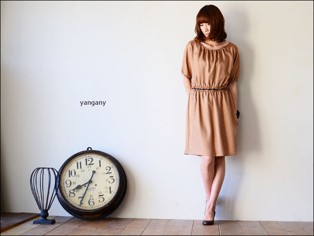 Yangany ヤンガニー Miumiuツイル ウエストゴム切替ワンピース F 5035 Refalt Blog Yangany ヤンガニー Miumiuツイル ウエストゴム切替ワンピース F 5035 Refalt Blog