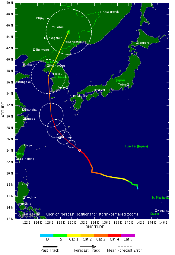 朝鮮半島に台風１５号ボラヴェンが襲う！？：やはり神様がいるのか？_e0171614_19294011.png