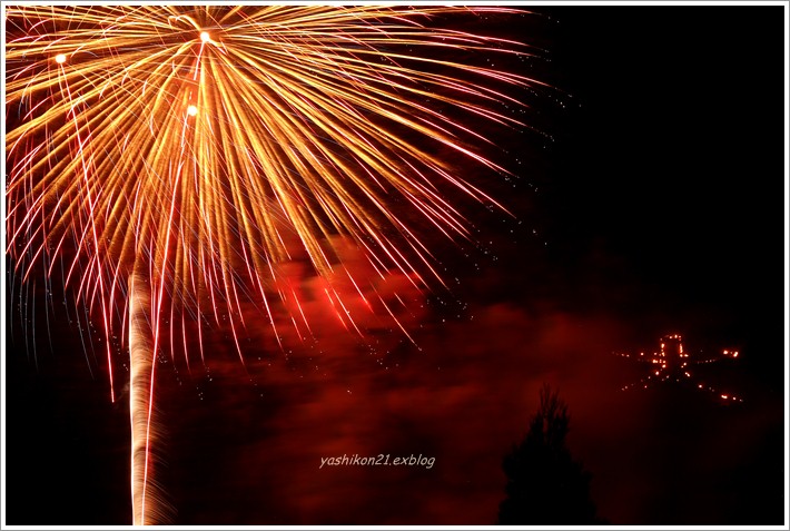 Fireworks in 2012　Ⅹ　　箱根大文字焼き_a0136249_013518.jpg