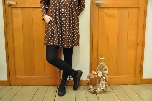 絶妙なバランス ,,, ドット ,,, dahl\'ia_b0110582_20321510.jpg