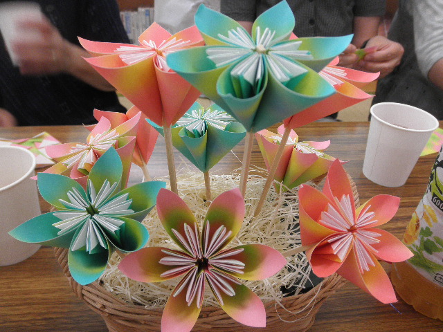 すべての美しい花の画像 ラブリー折り紙 花 ブーケ 作り方