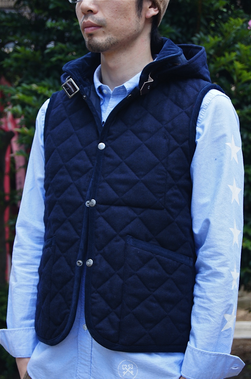 \"uniform experiment\" QUILTING HOOD VEST !_c0079892_20332059.jpg