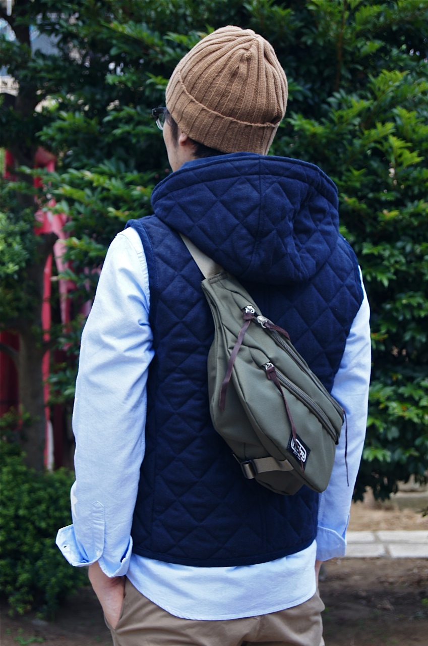 \"uniform experiment\" QUILTING HOOD VEST !_c0079892_20342833.jpg